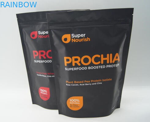 Stehen Sie oben Aluminiumfolie-Molkeprotein-Pulver-Taschen für 480g