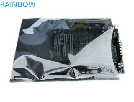 Silberner Zipverschluss-große statische Antitaschen-transparentes/halb transparentes Nylon