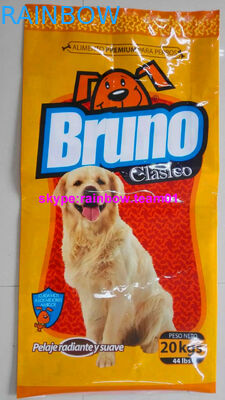 Kundenspezifische Katzen-Nahrung- für Haustierebeutel-Heißsiegel-Haustier-Seiten-Keil-Tasche SGS-Bescheinigung