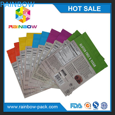 250g stehen Aluminiumfolie Mattdruckplastik oben Plätzchen die mit Reißverschluss, die Beutel verpacken