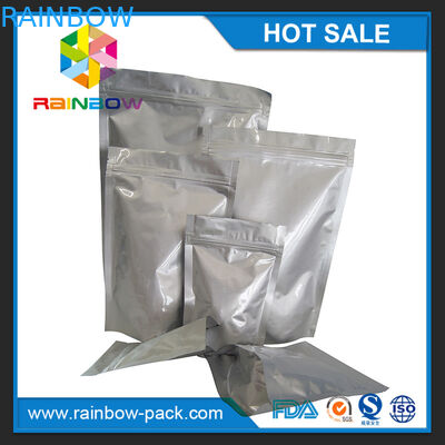 Gewohnheit sortierte Aluminiumfolie stehen oben Tasche mit Reißverschluss für Nahrungsmittelimbissspeicher
