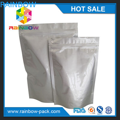 Gewohnheit sortierte Aluminiumfolie stehen oben Tasche mit Reißverschluss für Nahrungsmittelimbissspeicher