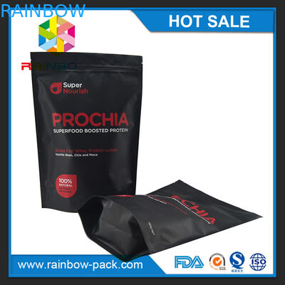 Freie Probe stehen oben Reißverschluss für das Pulver des Molkeproteins 750g, das mit Risskerbe packaing ist