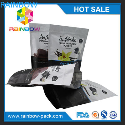 Nahrungsmittelgrad 1kg stehen oben packaing Tasche des Molkeproteinpulvers mit Reißverschluss