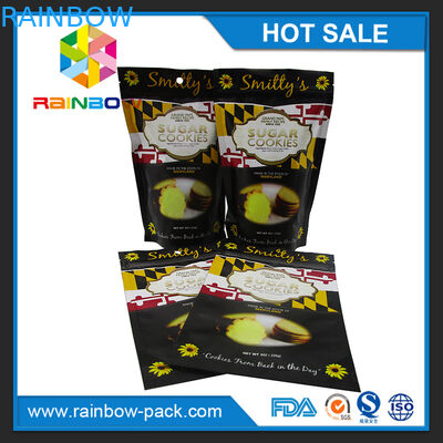 Lech Druckaluminiumfolie stehen oben kundengebundene Verpackentasche des Logogrün Drucktees mit Reißverschluss- und Risskerben