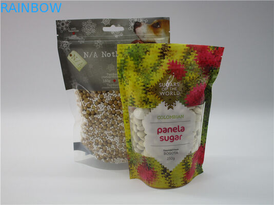 taschennahrungsmittelfolien-Plastik-Tasche der Ernährungsergänzung Verpackenmit Reißverschlussverschluß für Proteinpulver