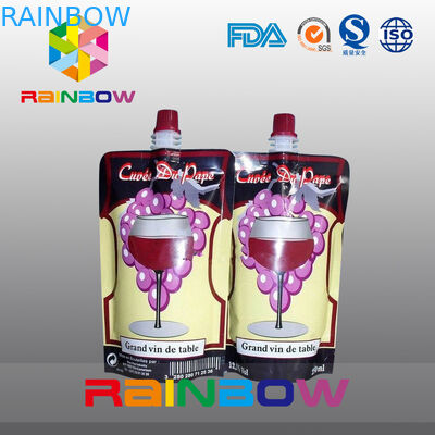 Wiederverwendbare Säuglingsnahrung bauscht sich/der Säuglingsnahrungs-Beutel, der mit Tüllen-Rohr und Löffel verpackt