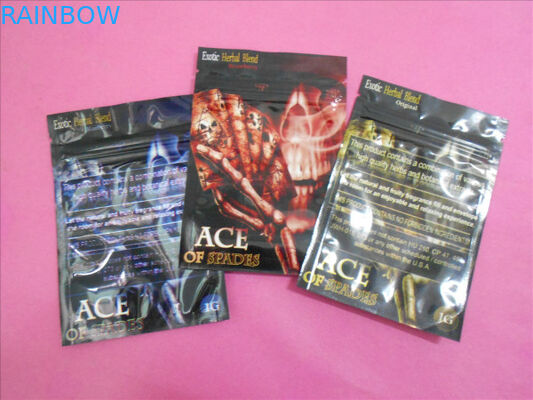 Kalifornien-Traumkräuterweihrauch, der Kissen flache der Reißverschluss-Beutel-chemisches Pillen-THC verpackt