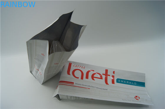Customzied versehen Verpackentaschen des Keilkaffees für gemahlenen Kaffee mit Ventil mit Seiten