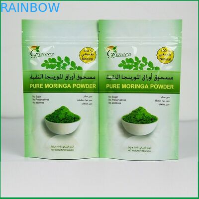 Das kundenspezifische Plastikbeutel-Verpacken Doypack steht oben Reißverschluss-Tasche für getrocknete Blaubeeren