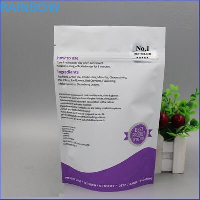 Der Eigenmarken-Aluminiumfolie-Pulver-Reißverschluss-Taschen-/1kg 500g Pulver doypack Molkeprotein-Pulver-der Ergänzungs-Beutel/250g