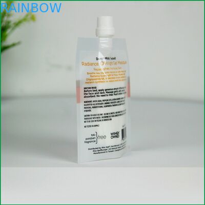Flüssig stehen Sie oben Beutel mit Tülle/den Tüllenbeutel, der für Beutel der Gelmaske/flüssigen der Tülle des Shampoos verpackt