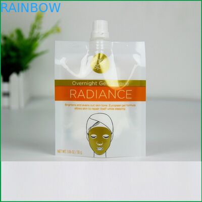 Flüssig stehen Sie oben Beutel mit Tülle/den Tüllenbeutel, der für Beutel der Gelmaske/flüssigen der Tülle des Shampoos verpackt