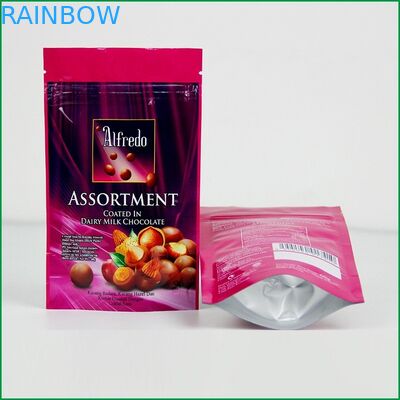 Kundenspezifisch stehen Sie oben Reißverschlusstasche mit Logo für Schokolade/Verpackentasche der Schokolade