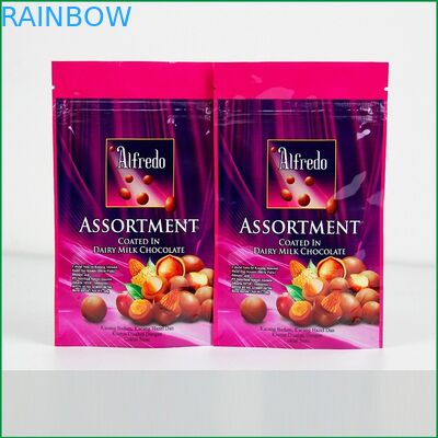 Kundenspezifisch stehen Sie oben Reißverschlusstasche mit Logo für Schokolade/Verpackentasche der Schokolade