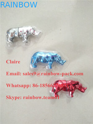 Verpackenkarte der blase 3D der Großhandels-USA-Nashornpille für Go Nashornkapselbehälter/-kugel/-flasche