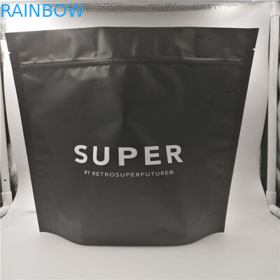 Mattschwarzes 500 Gramm 1 lbs druckte Verpacken- der Lebensmitteltaschen mit Reißverschluss und Entgasungsventil