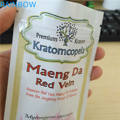 Hineingegossene Süßigkeits-gummiartiger Bärn-Plastikbeutel der THC-Hanfsamen-CBD Editale, die wiederversiegelbares Mylay-Reißverschluss-Kissen verpacken