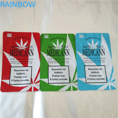 Fudge Cbd Thc sät heiß versiegelbare Plastiktaschen, Aluminiumfolie-Kissen für gummiartiges Cbd