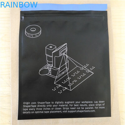 Drei Seitendichtungs-Plastik-Kunststoffgehäuse-Taschen mit Reißverschluss für das Heftpflaster-Verpacken