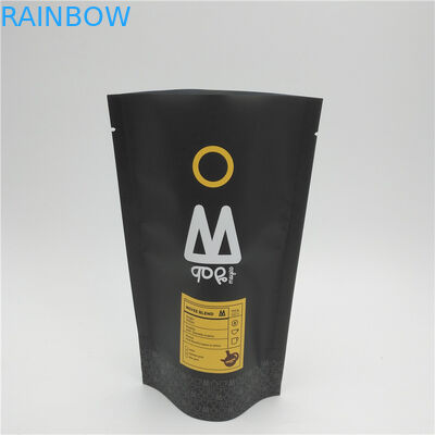 Biologisch abbaubare Verpackentaschen Äthiopien-Kaffeebohne 500 Gramm 16 Unze mit Reißverschluss