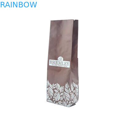 2017 Großhandelsgebratene Verpackentasche des gemahlenen Kaffees des heißsiegels 500g mit Ventil- und Zinnbindung