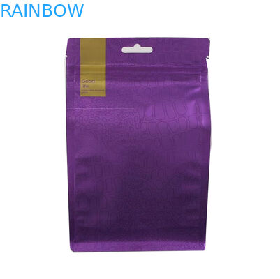 Großhandelsaluminiumfolie-Zinn-Bindungs-flacher Block-Unterseiten-Kaffee-Verpackentasche mit Entgasungsventil 500g 1kg