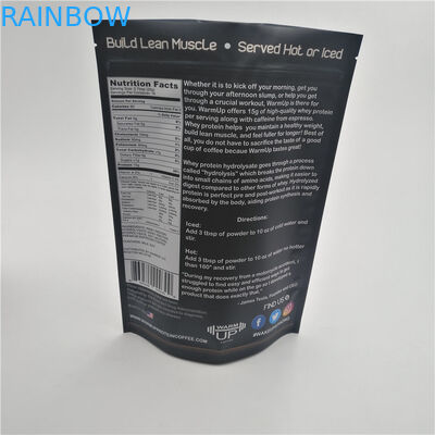 Gewohnheit druckte die Plastikbeutel, die Folie lamellierte Taschen Plastik mit Reißverschluss für Süßigkeit verpacken