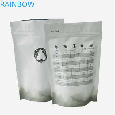 Seitenkeil-wiederversiegelbares Plastikkaffeetaschen Aluminiumfolie-Kaffeebohne-Verpacken