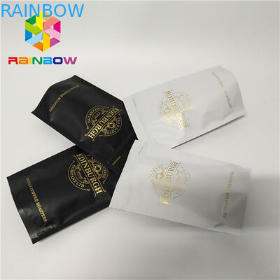 Plastikreißverschluß Unterseiten-Keil-Taschen 500g stehen oben wiederversiegelbaren Kaffeereißverschlussbeutel