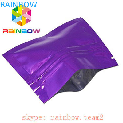 bunte Seite 3 versiegelte flachen Mini-Hanftee der Plastik-Folientaschen 1g/Blume leaft Verpackenkissen
