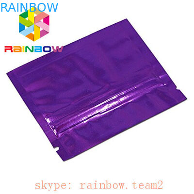 bunte Seite 3 versiegelte flachen Mini-Hanftee der Plastik-Folientaschen 1g/Blume leaft Verpackenkissen