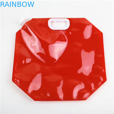 Sport im Freien spritzt den Beutel heraus, der 2L 3L 5L 10L BPA Wasser-Tüllen-Beutel frei faltend verpackt