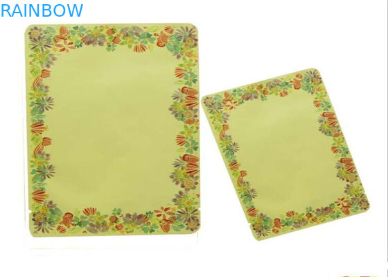 Seite des Goldkristall-drei versiegelte Plastiktaschen für Auge/Gesichtsmaske, freundliches Eco