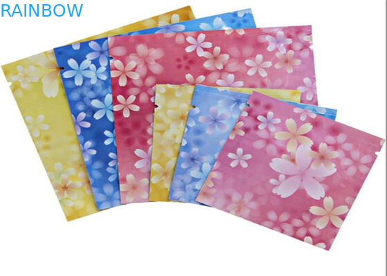 Kundengebundene drei Seite rosa Farbsiegelkosmetiktasche, die für Maske verpackt