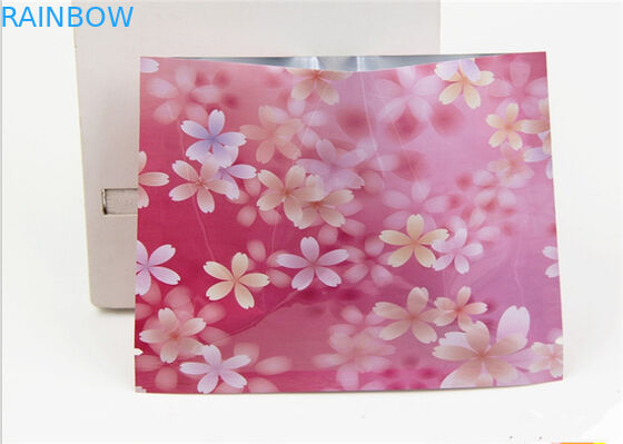 Kundengebundene drei Seite rosa Farbsiegelkosmetiktasche, die für Maske verpackt