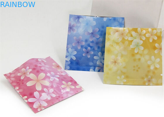 Kundengebundene drei Seite rosa Farbsiegelkosmetiktasche, die für Maske verpackt