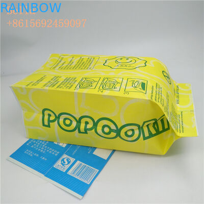 Heißsiegel-Mikrowellen-Papiertüte-Popcorn-anti- Öl mit Costomized-Farbe