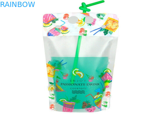 100ml/transparente 200ml stehen oben Beutel-farbenreiches Drucken mit Reißverschluss