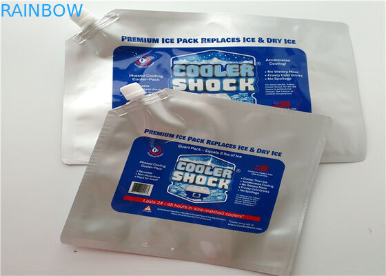 Supermarkt-Meeresfrüchte tragen Wegwerfaluminiumfolie-Isolierkühltasche/Eisbeutel Früchte