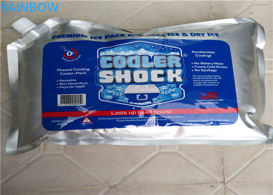 Supermarkt-Meeresfrüchte tragen Wegwerfaluminiumfolie-Isolierkühltasche/Eisbeutel Früchte