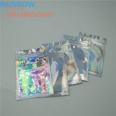 Stehen der Seitenverpackende Folien-Beutel der dichtungs-drei, kleines kosmetisches oben Taschen mit Reißverschluss