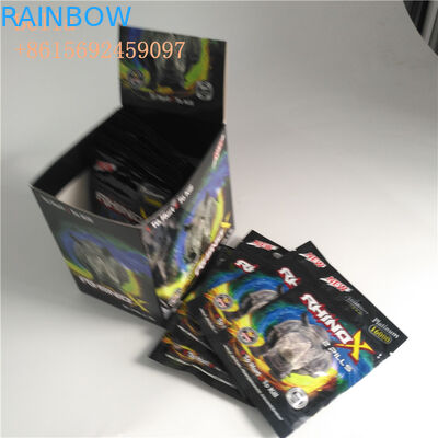 Logo fertigte die Plastikbeutel besonders an, die wWith Reißverschluss für Pillen die Zipverschluss-Verpackentasche verpacken