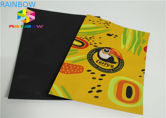 Gewohnheit Drucktropfenfänger-Kaffee-Seiten-Keil-Verpackentasche für Röstkaffee mit Ventil-und Zinn-Bindungs-Kaffeebohne-Pulver-Beutel