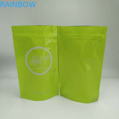 FDA-Selbstdichtungs-Reißverschlussplastikbeutel Aluminiumfolie mit hellen Farben