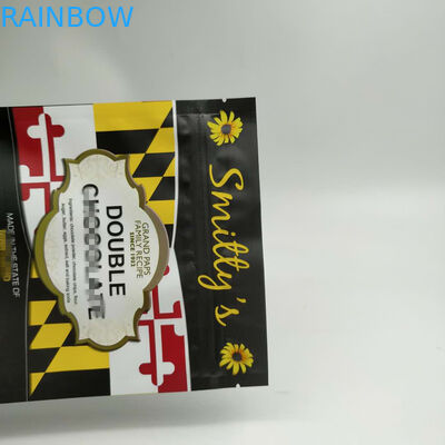 Stehen Sie oben die Imbiss-Tasche, die runde Ecke der Seitendichtungs-drei mit Reißverschluss verpackt