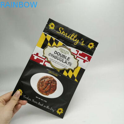 Stehen Sie oben die Imbiss-Tasche, die runde Ecke der Seitendichtungs-drei mit Reißverschluss verpackt