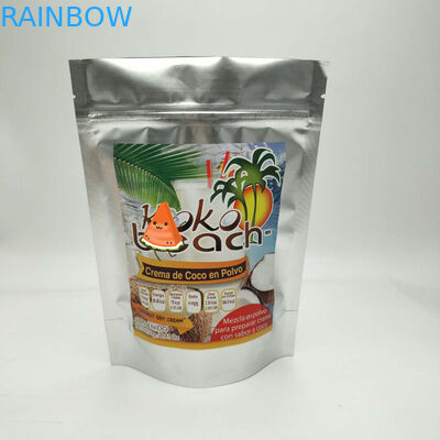 Die kundengebundenen verpackenden Größen-Plastikbeutel, stehen oben Aluminiumfolie-Tasche