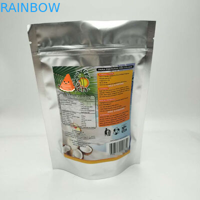 Die kundengebundenen verpackenden Größen-Plastikbeutel, stehen oben Aluminiumfolie-Tasche