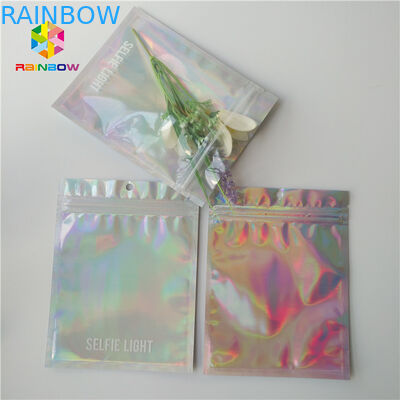 Hell kosmetische Verpackentasche Lasers mit klarem vorderem/hinterem ganz eigenhändig geschriebem